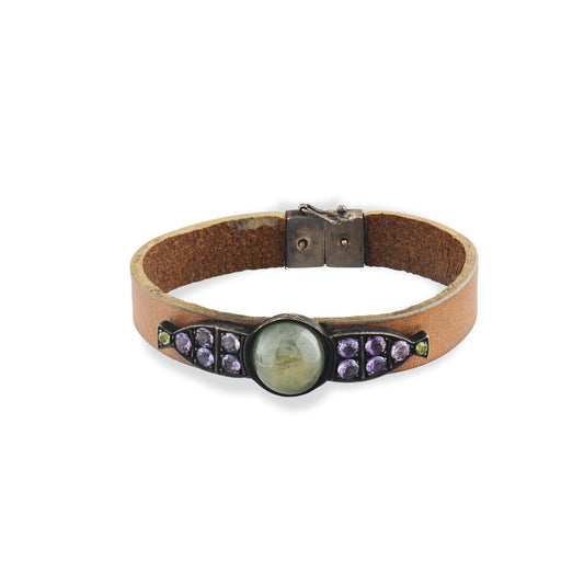 13.68 Carat Natural Emerald Bracelet – Custom Fine Jewelry Design - Gold Stone Diamond