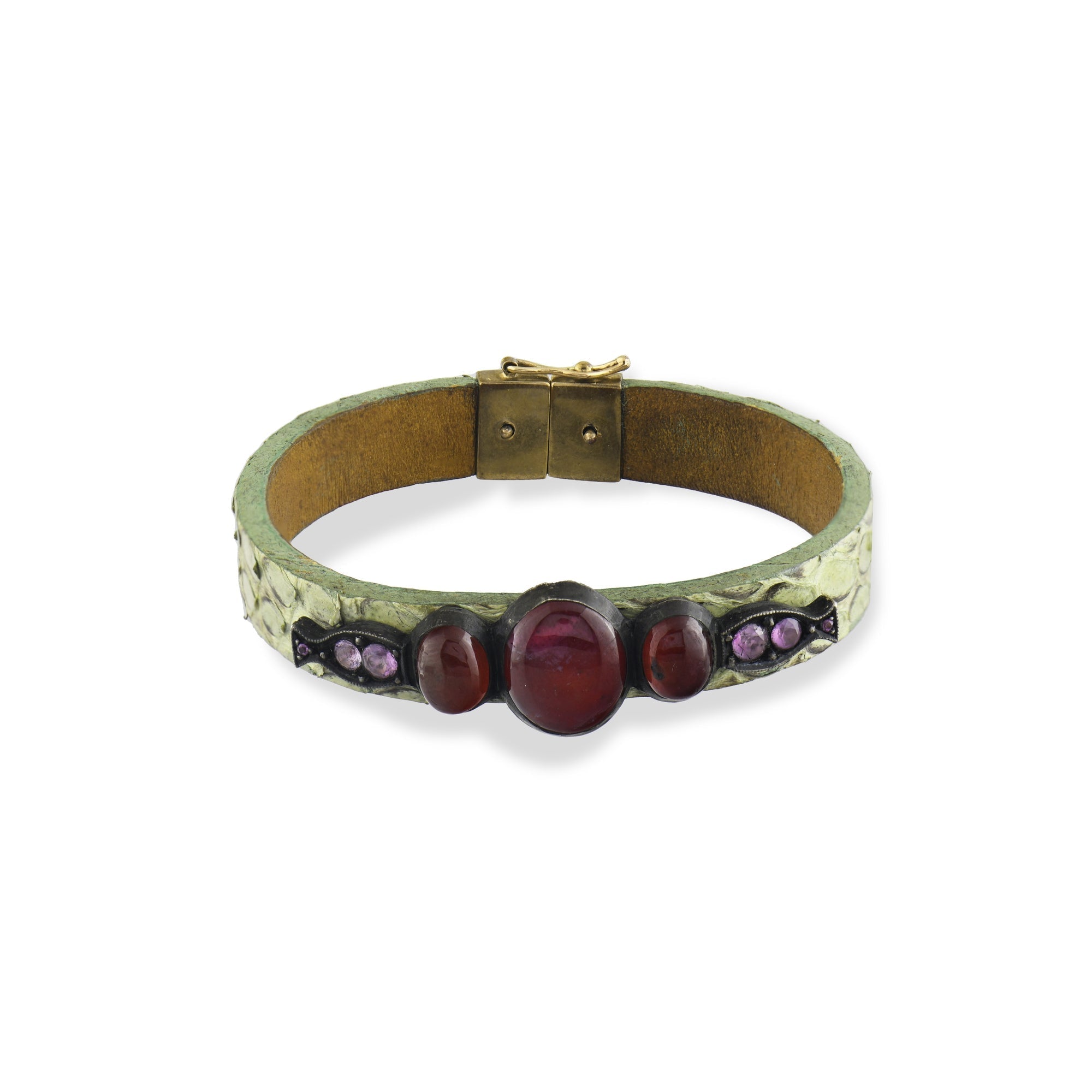 13.05 Carat Natural Ruby Bracelet – Custom Fine Jewelry Design - Gold Stone Diamond