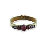 13.05 Carat Natural Ruby Bracelet – Custom Fine Jewelry Design - Gold Stone Diamond