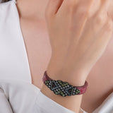 4.1 Carat Natural Gemstone Bracelet – Custom Fine Jewelry Design - Gold Stone Diamond