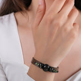 17.39 Carat Natural Gemstone Bracelet – Custom Fine Jewelry Design - Gold Stone Diamond