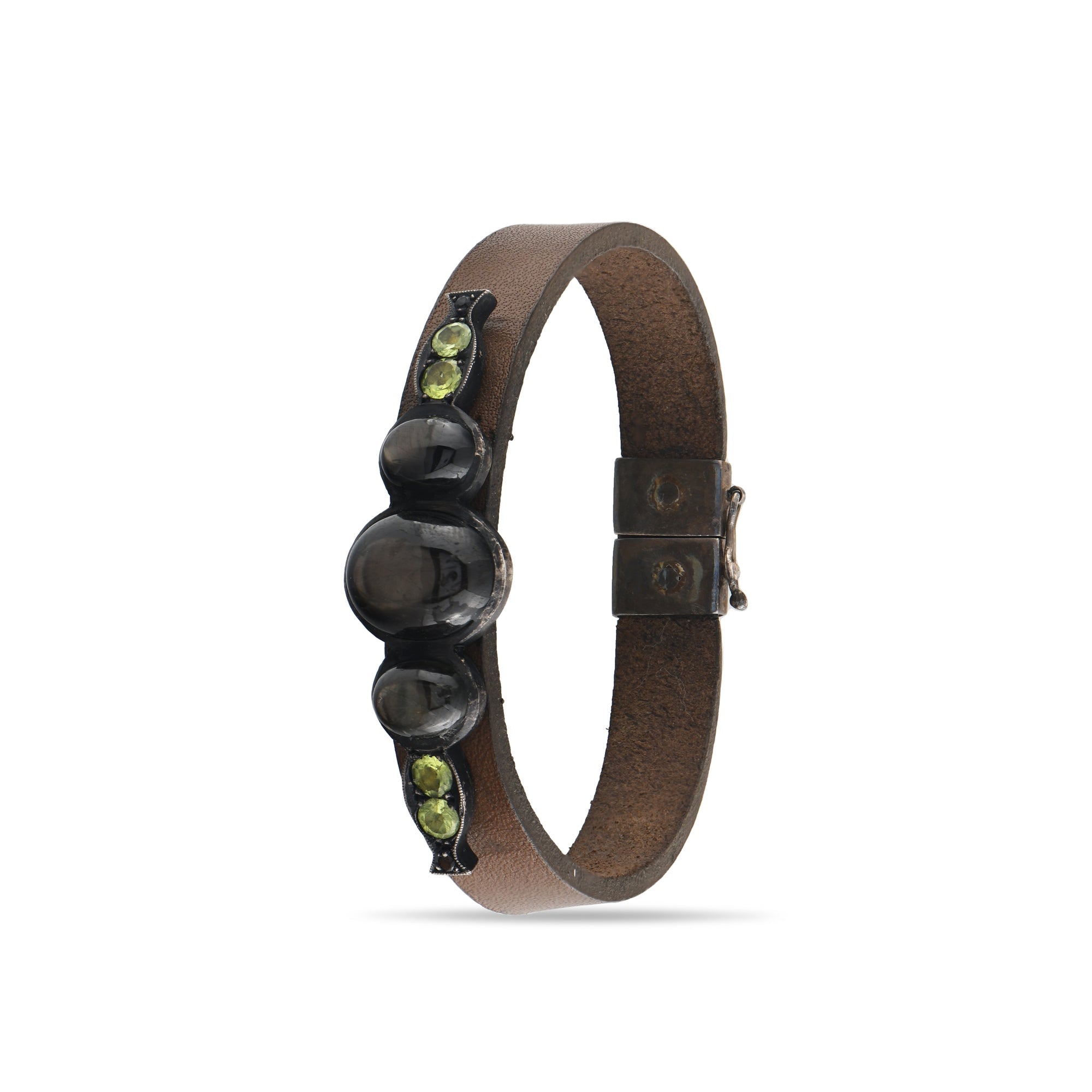 17.39 Carat Natural Gemstone Bracelet – Custom Fine Jewelry Design - Gold Stone Diamond