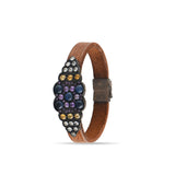 17.42 Carat Natural Sapphire Bracelet – Custom Fine Jewelry Piece - Gold Stone Diamond