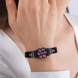 14.48 Carat Natural Sapphire Bracelet – Custom Fine Jewelry Design - Gold Stone Diamond
