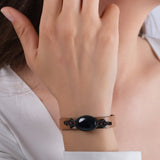 2.06 Carat Natural Sapphire Bracelet – Custom Fine Jewelry Design - Gold Stone Diamond