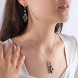 1.43 Carat Natural Diamond and Emerald Necklace – Fine Jewelry Design - Gold Stone Diamond