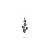 1.43 Carat Natural Diamond and Emerald Necklace – Fine Jewelry Design - Gold Stone Diamond