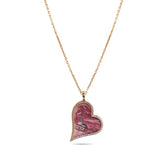 0.17 Carat Natural Diamond Maiden’s Tower Necklace – Fine Jewelry Design - Gold Stone Diamond