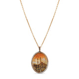 0.19 Carat Natural Diamond Mosque Necklace – Elegant Fine Jewelry Design - Gold Stone Diamond