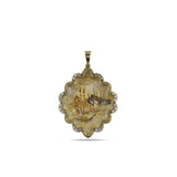 0.18 Carat Natural Diamond Bosphorus Necklace – Fine Jewelry Design - Gold Stone Diamond