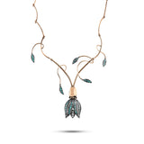 4.1 Carat Natural Diamond and Emerald Necklace – Fine Jewelry Design - Gold Stone Diamond