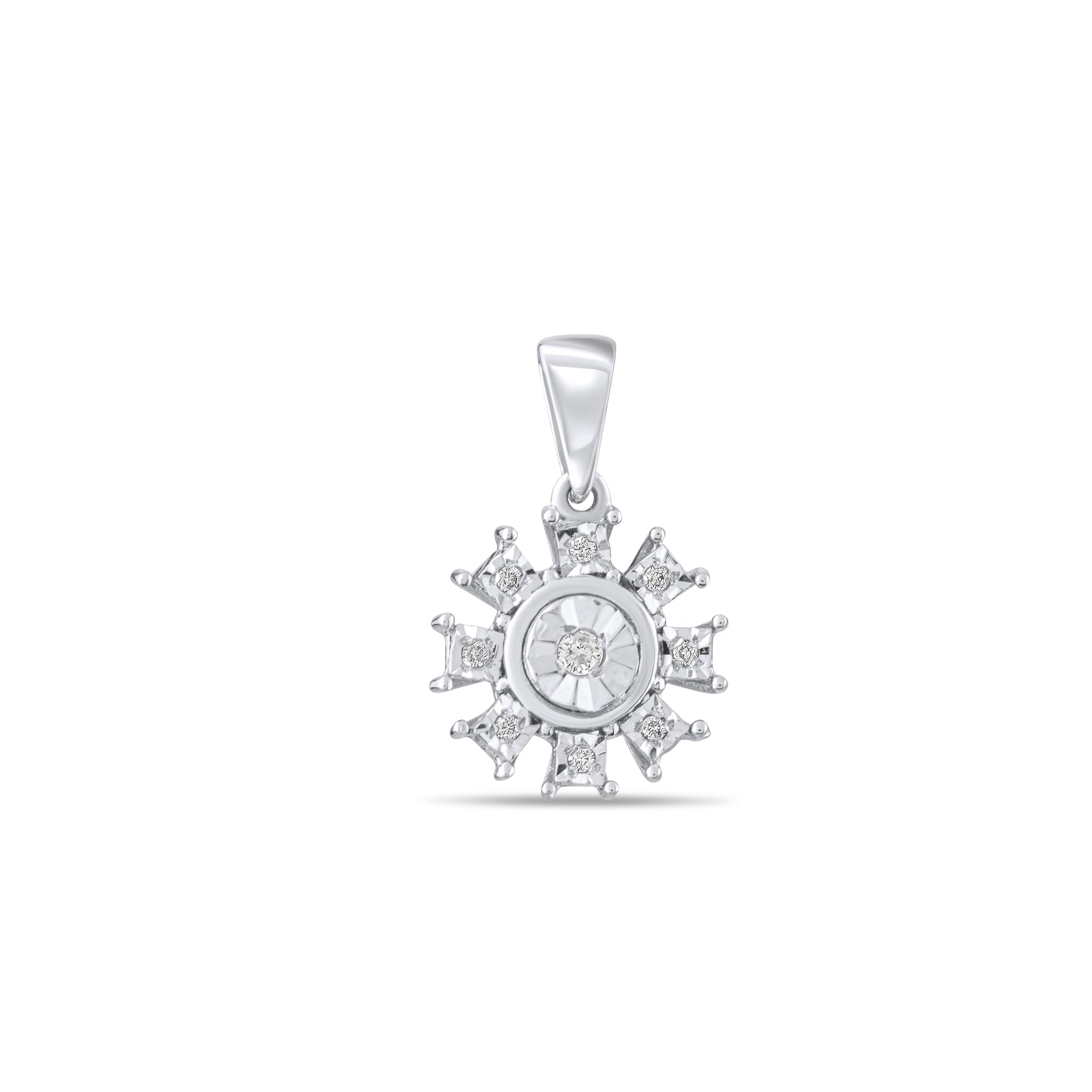 0.05 Carat Natural Diamond Necklace – Elegant Fine Jewelry Design - Gold Stone Diamond