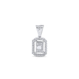 0.15 Carat Baguette Diamond Necklace – Elegant Fine Jewelry Design - Gold Stone Diamond