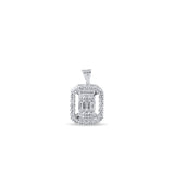 0.18 Carat Baguette Diamond Necklace – Elegant Fine Jewelry Design - Gold Stone Diamond
