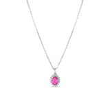 1.01 Carat Natural Diamond and Ruby Necklace – Fine Jewelry Design - Gold Stone Diamond