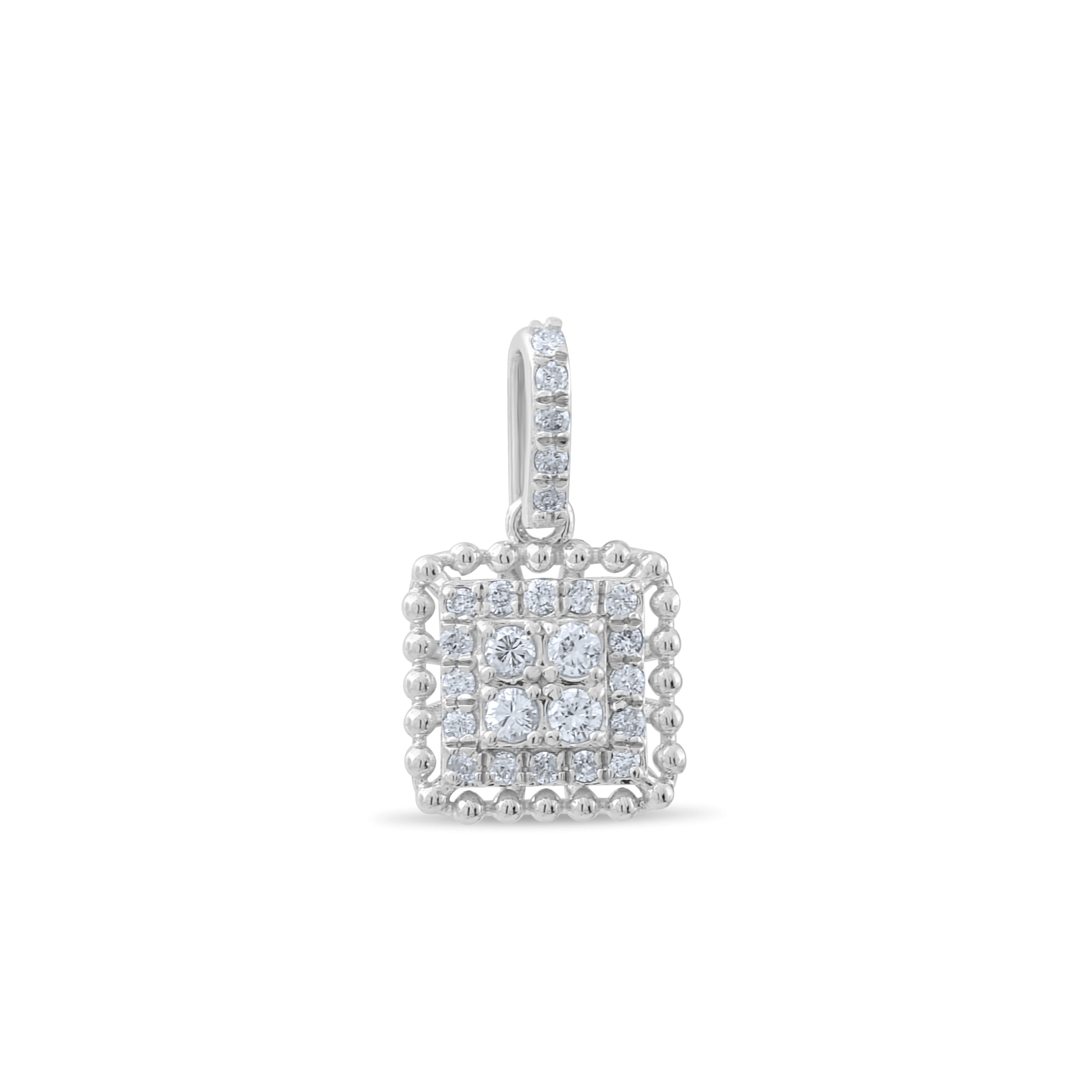 0.18 Carat Natural Diamond Necklace – Elegant Fine Jewelry Design - Gold Stone Diamond