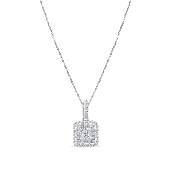 0.18 Carat Natural Diamond Necklace – Elegant Fine Jewelry Design