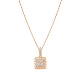 0.18 Carat Natural Diamond Necklace – Elegant Fine Jewelry Design - Gold Stone Diamond