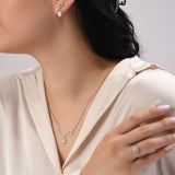 0.40 Carat Baguette Diamond Necklace – Elegant Fine Jewelry Design - Gold Stone Diamond