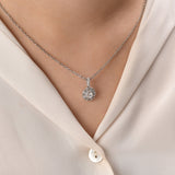 0.42 Carat Natural Diamond Necklace – Elegant Fine Jewelry Design - Gold Stone Diamond