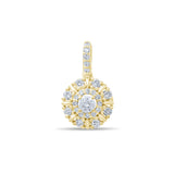 0.42 Carat Natural Diamond Necklace – Elegant Fine Jewelry Design - Gold Stone Diamond