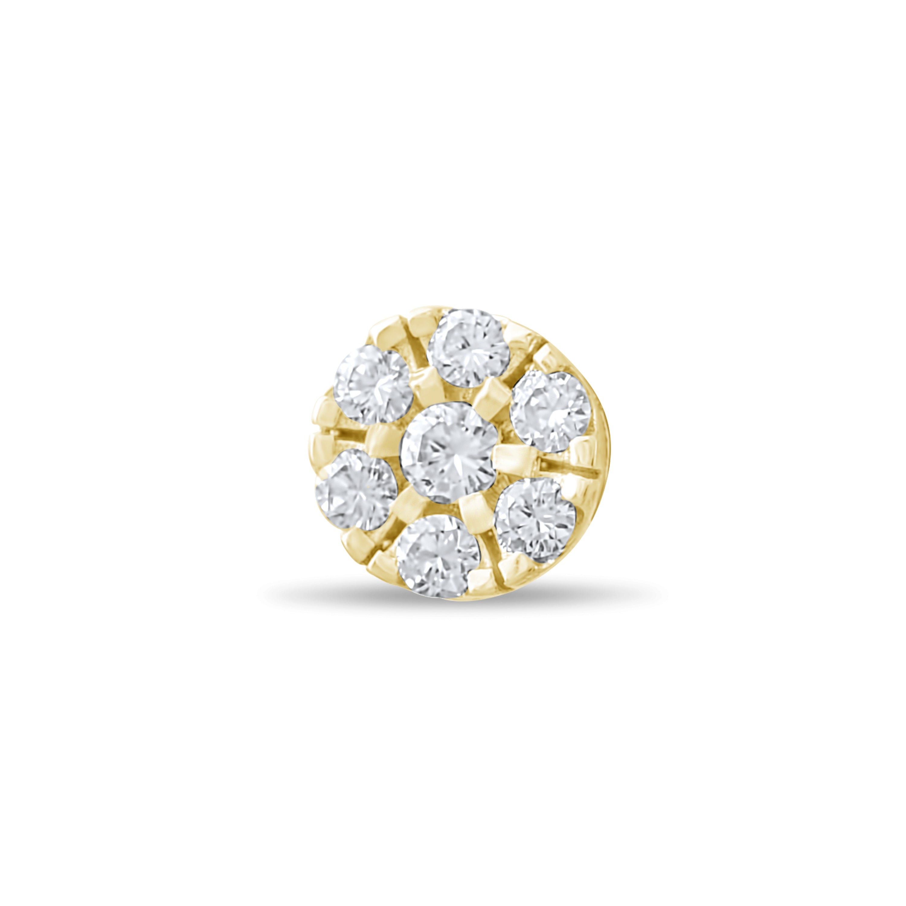 0.27 Carat Natural Diamond Necklace – Elegant Fine Jewelry Design - Gold Stone Diamond