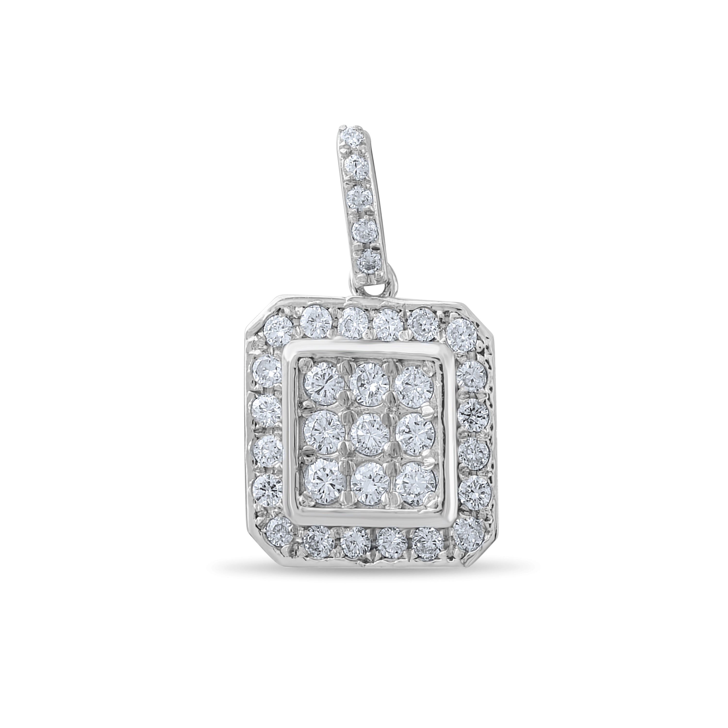 0.56 Carat Natural Diamond Necklace – Elegant Fine Jewelry Design - Gold Stone Diamond