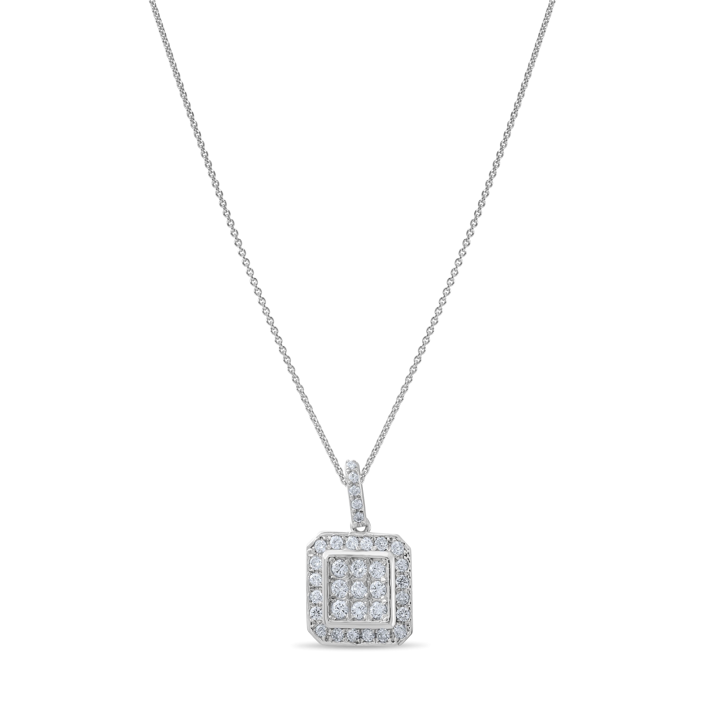 0.56 Carat Natural Diamond Necklace – Elegant Fine Jewelry Design - Gold Stone Diamond