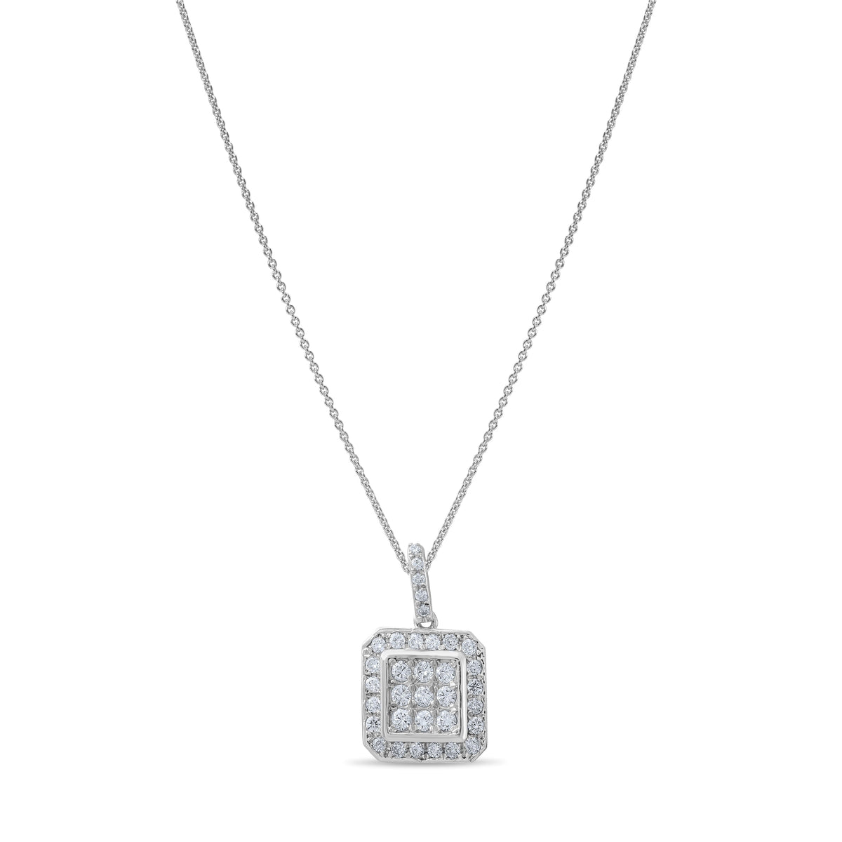 0.56 Carat Natural Diamond Necklace – Elegant Fine Jewelry Design - Gold Stone Diamond