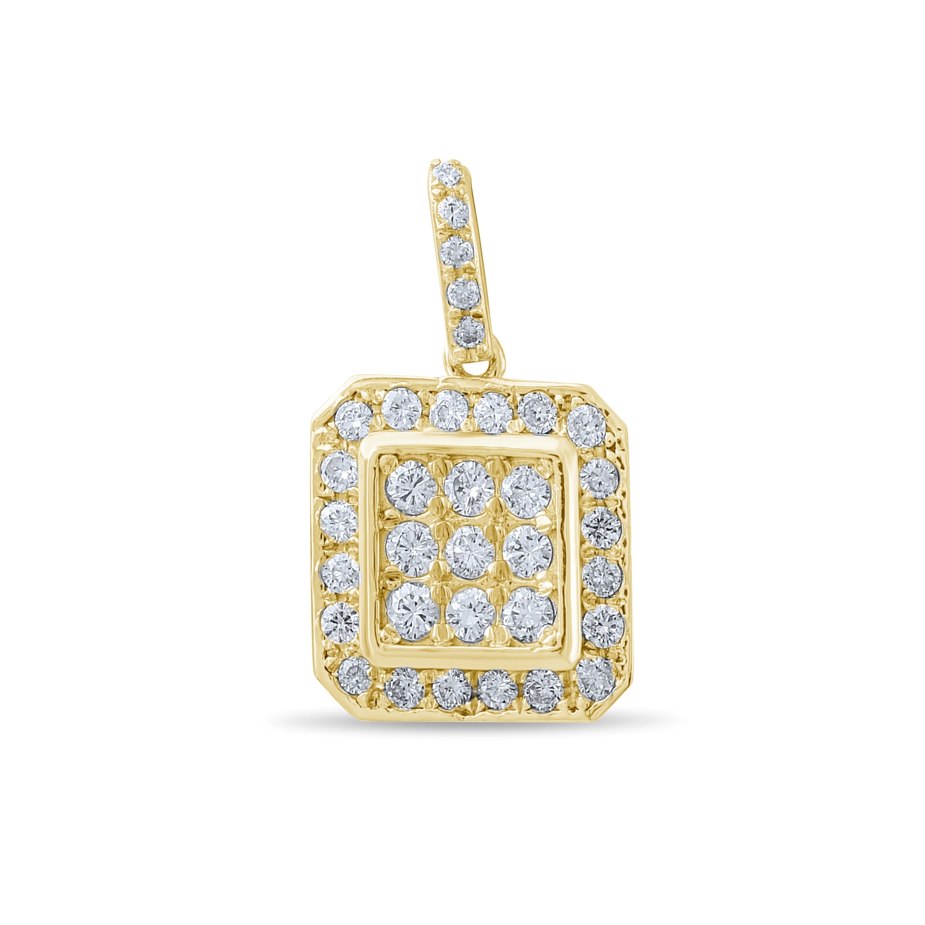 0.56 Carat Natural Diamond Necklace – Elegant Fine Jewelry Design - Gold Stone Diamond