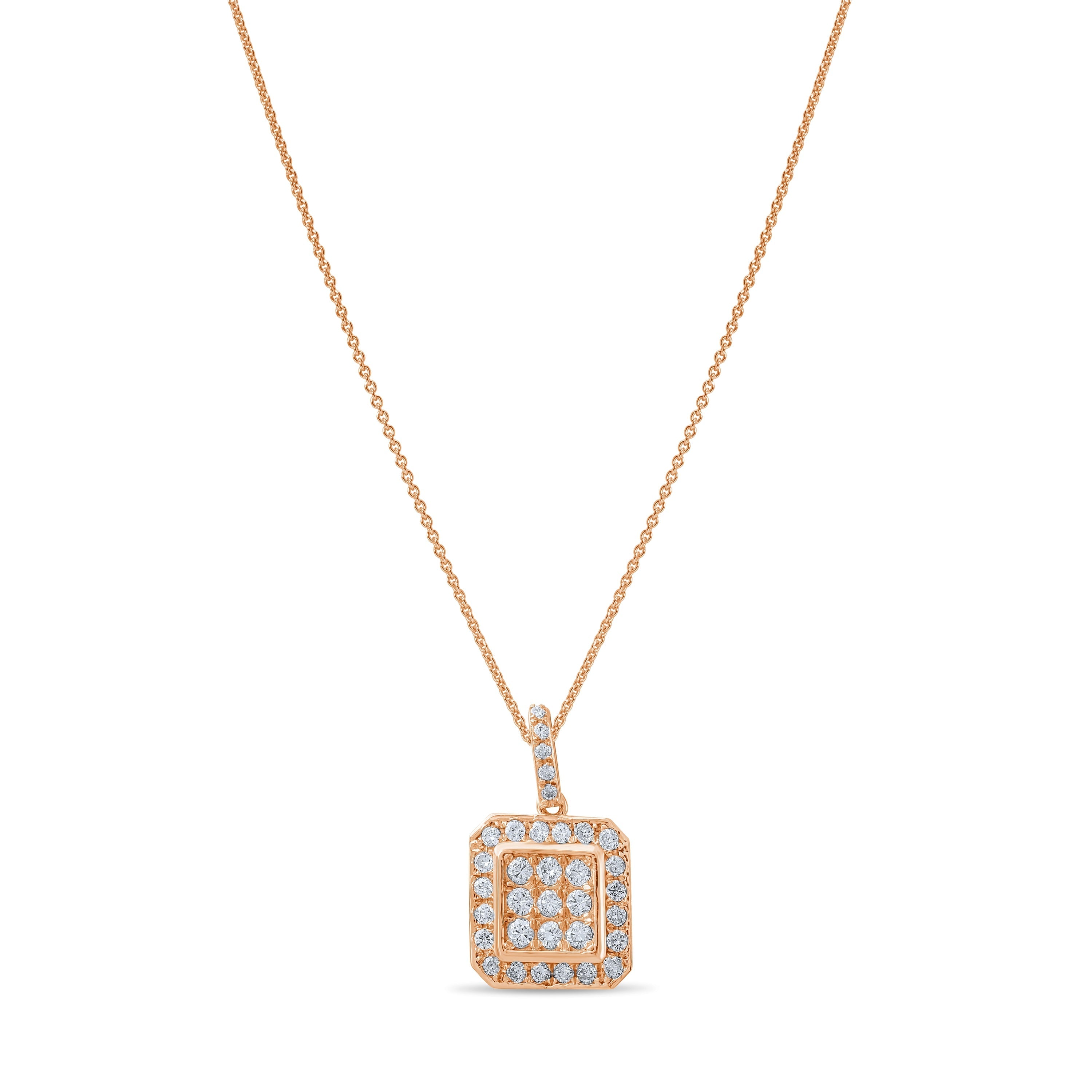 0.56 Carat Natural Diamond Necklace – Elegant Fine Jewelry Design - Gold Stone Diamond
