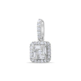 0.26 Carat Baguette Diamond Necklace – Elegant Fine Jewelry Design - Gold Stone Diamond