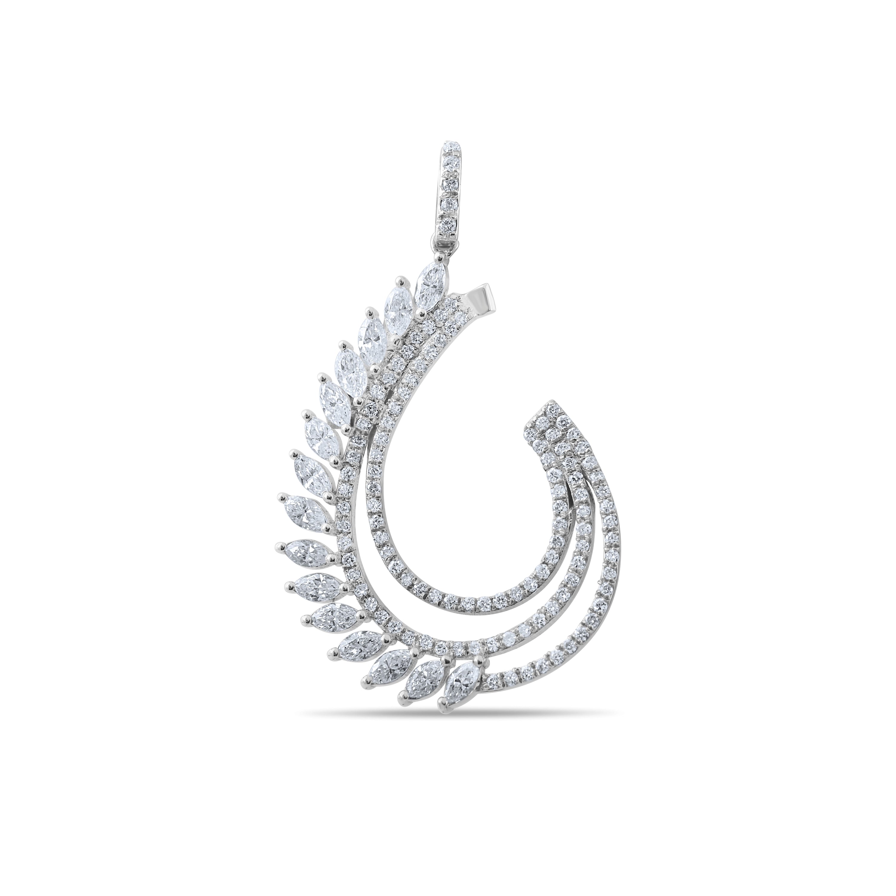 0.64 Carat Natural Diamond Necklace – Elegant Fine Jewelry Design - Gold Stone Diamond