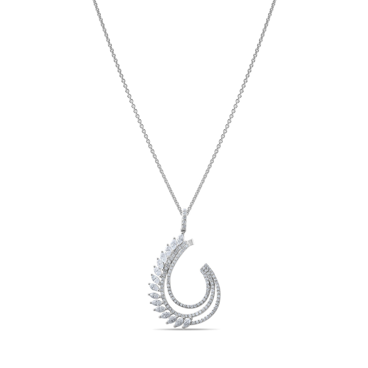 0.64 Carat Natural Diamond Necklace – Elegant Fine Jewelry Design - Gold Stone Diamond