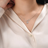 0.46 Carat Baguette Diamond Necklace – Elegant Fine Jewelry Design - Gold Stone Diamond
