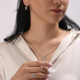 0.30 Carat Baguette Diamond Necklace – Elegant Fine Jewelry Design - Gold Stone Diamond