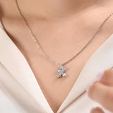 0.30 Carat Baguette Diamond Necklace – Elegant Fine Jewelry Design - Gold Stone Diamond