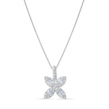 0.30 Carat Baguette Diamond Necklace – Elegant Fine Jewelry Design - Gold Stone Diamond