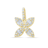 0.30 Carat Baguette Diamond Necklace – Elegant Fine Jewelry Design - Gold Stone Diamond