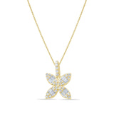 0.30 Carat Baguette Diamond Necklace – Elegant Fine Jewelry Design - Gold Stone Diamond