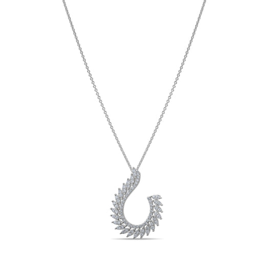 0.64 Carat Marquise Diamond Necklace – Elegant Fine Jewelry Design - Gold Stone Diamond