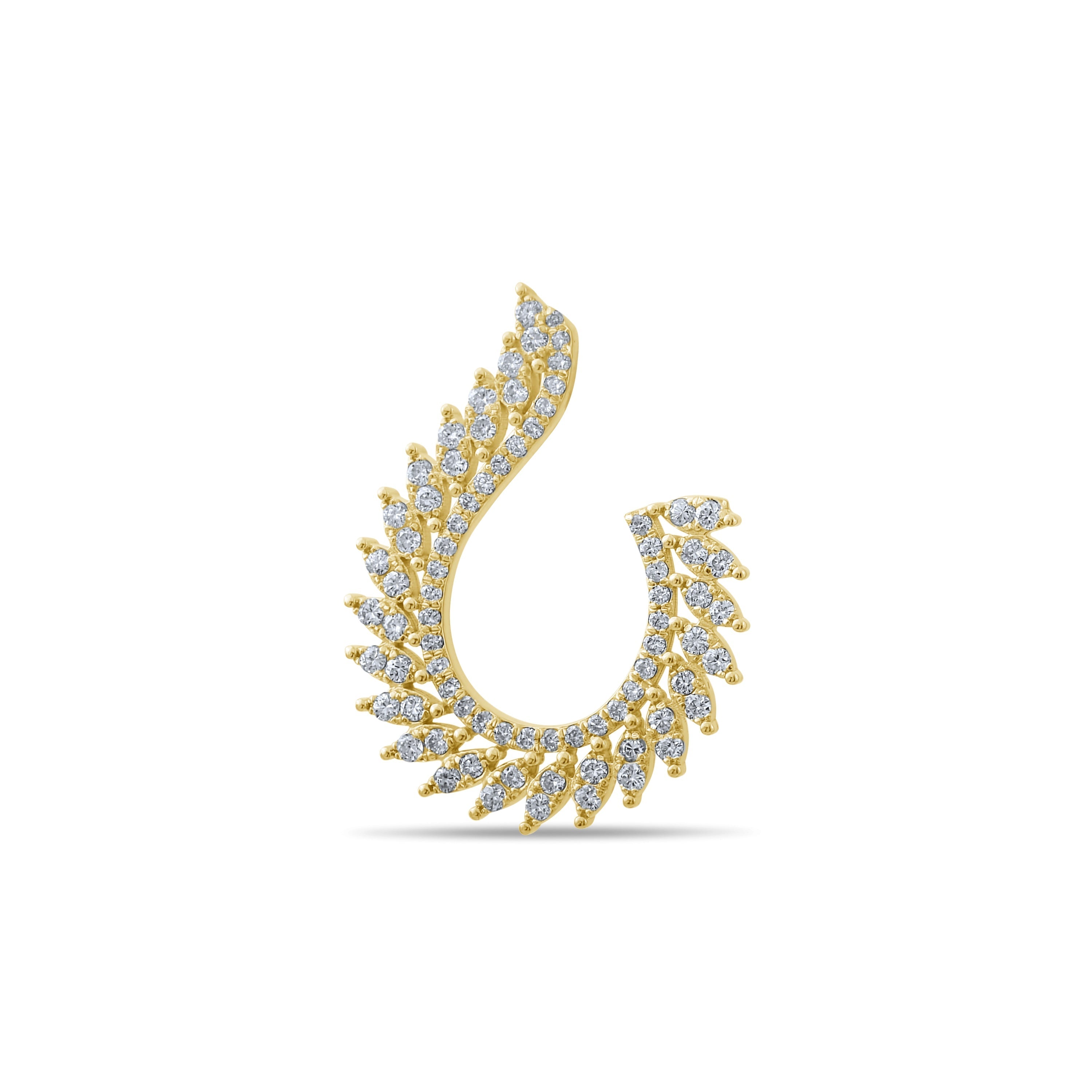 0.64 Carat Marquise Diamond Necklace – Elegant Fine Jewelry Design - Gold Stone Diamond