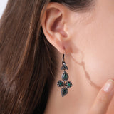 6 Carat Natural Diamond and Emerald Earrings – Fine Jewelry Design - Gold Stone Diamond