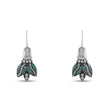 3.56 Carat Natural Diamond and Emerald Earrings – Fine Jewelry - Gold Stone Diamond