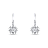 0.10 Carat Natural Diamond Earrings – Elegant Fine Jewelry Design - Gold Stone Diamond