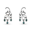 1.69 Carat Natural Diamond and Emerald Earrings – Fine Jewelry Design - Gold Stone Diamond