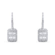 0.29 Carat Baguette Diamond Earrings – Elegant Fine Jewelry Design - Gold Stone Diamond