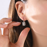 0.44 Carat Baguette Diamond Earrings – Elegant Fine Jewelry Design - Gold Stone Diamond
