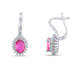 2.02 Carat Natural Diamond and Ruby Earrings – Fine Jewelry Design - Gold Stone Diamond