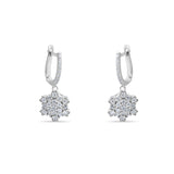 0.89 Carat Natural Diamond Earrings – Elegant Fine Jewelry Design - Gold Stone Diamond